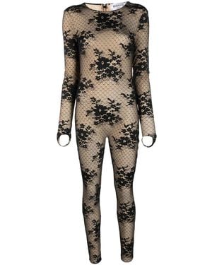 Wolford X N°21 'pattie' ジャンプスーツ - ナチュラル