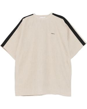 Coperni Zero Waste Stripe T-Shirt - Natural
