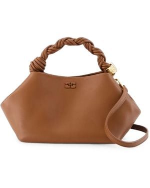 Ganni Small Bou Bag - Brown