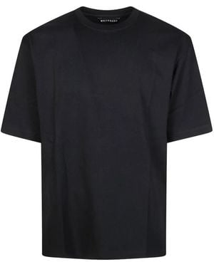 White Sand Round-Neck T-Shirt - Black