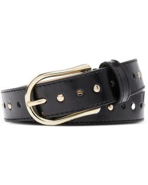 Lancel Cintura Ardillon Con Borchie - Nero