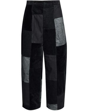Comme des Garçons Patchwork Corduroy Pants - Black