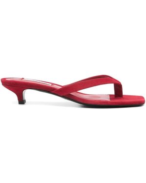 TOTEME Mules con tacón de 40 mm - Rojo