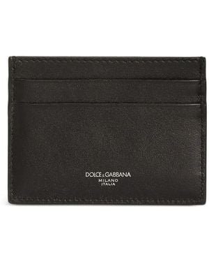 Dolce & Gabbana Woven Cardholder - Black