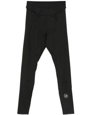 adidas By Stella McCartney パネル ロゴ レギンス - ブラック