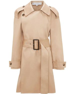 JW Anderson Wrap-front Trench Coat - Natural