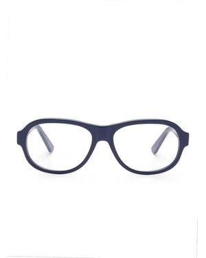 Marni Round-Frame Glasses - Blue