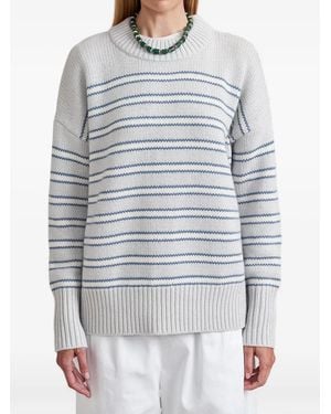 La Ligne Marin Striped Sweater - Gray