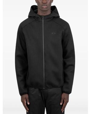 Oakley Zip-Front Hooded Jacket - Black