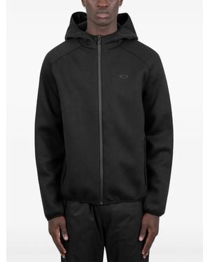 Oakley Zip-Front Hooded Jacket - Black