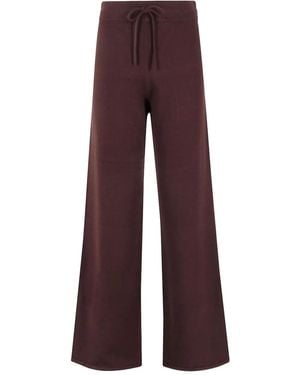 MC2 Saint Barth Cambon Drawstring Trousers - Purple