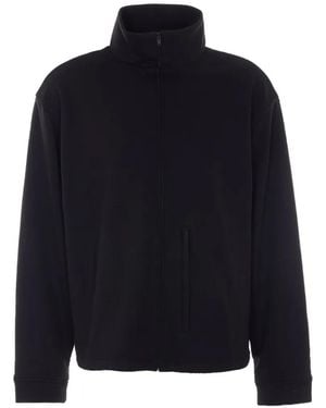 The Row Zip-Up Turtleneck Track Jacket - Blue