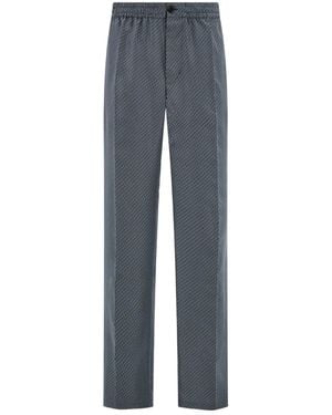 Ferragamo Hose Mit Elastischen Paspeln - Blau