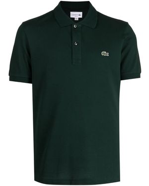 Lacoste Logo-Patch Cotton Polo Shirt - Green