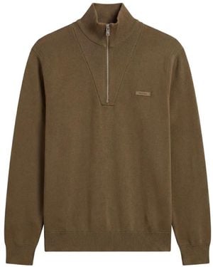 Calvin Klein Half-Zip Sweater - Green