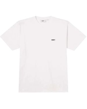 Obey Cotton T-Shirt - White