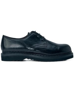 Our Legacy Trampler Polished Leather Derby Shoes - Blue