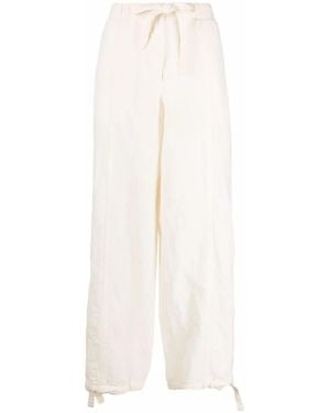 Jil Sander Tied-Waist Straight Pants - White