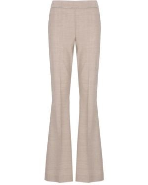 D.exterior Trim-detail Pants - Gray