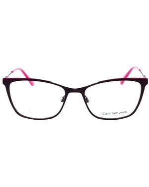 Calvin Klein Rectangle-Frame Glasses - Multicolor