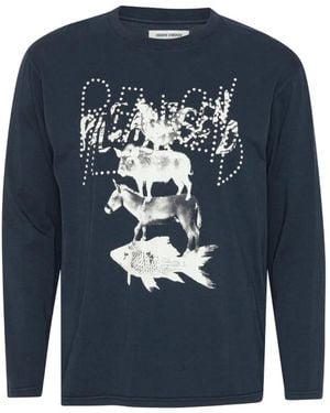 Henrik Vibskov Tower Swamp T-Shirt - Blue