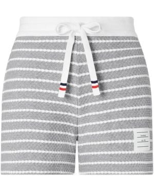 Thom Browne Striped Shorts - Grey