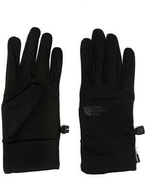 The North Face Etip Logo-Print Gloves - Black