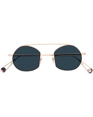 Ahlem Victoires Round-Frame Sunglasses - Blue
