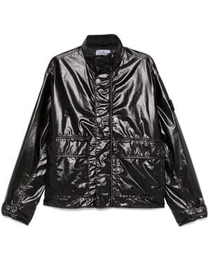 Stone Island Giacca Con Applicazione Compass - Nero
