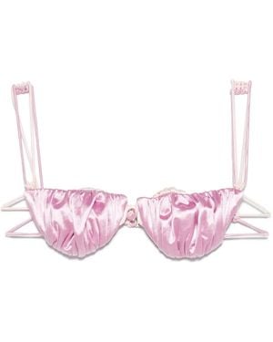 Isa Boulder Swinger Bikini Top - Pink