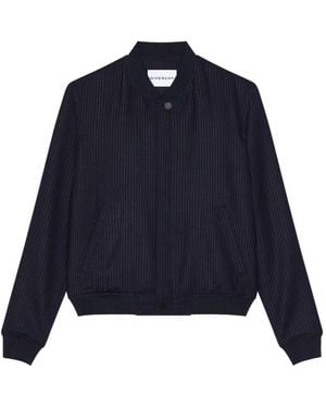 Givenchy Striped Blouson - Blue