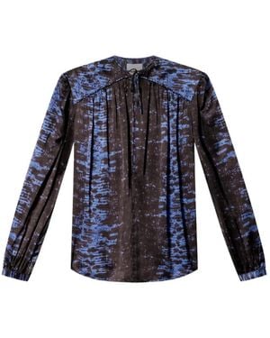 Isabel Marant Top Laraya De Seda - Azul