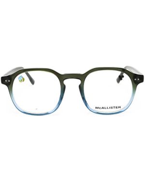 MCALLISTER Brille Mit Rundem Gestell - Schwarz