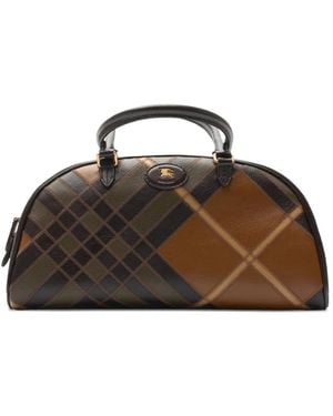 Burberry Mittelgroßer Highlands Tote Bag - Braun
