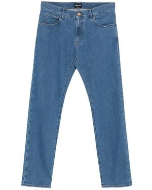 Giorgio Armani Jean À Coupe Cinq Poches - Blue