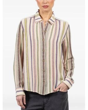 Xirena Marcel Striped Shirt - Natural