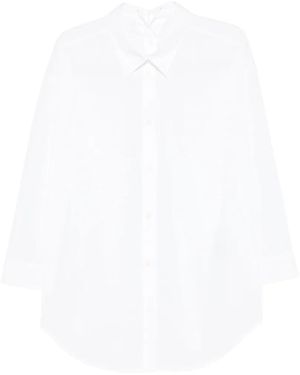 Juun.J Buttoned Long-Sleeve Shirt - White