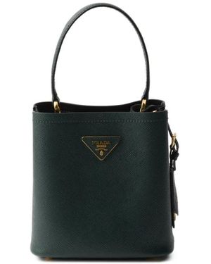 Prada Mini Sac Seau Panier - Noir
