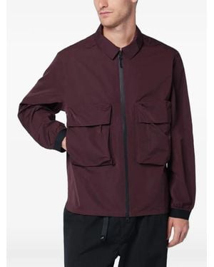 Purple Mountain Observatory Zip-up shirt jacket - Morado