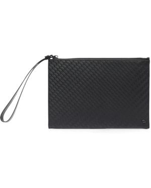 Lancel Leather Clutch Bag - Black