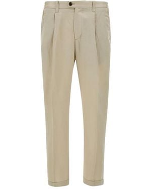 Devore Pantalon À Plis - Neutre