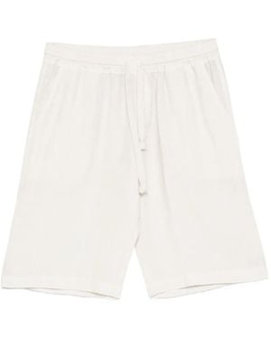 Fedeli Drawstring-Waistband Shorts - White