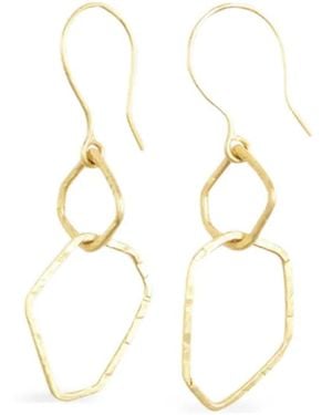 Cortana Irus S Geometric Drop Earrings - White