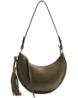 Lancel Petit Sac Porté Épaule Hoboheme - Metallic