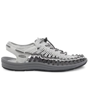 Keen Uneek Cord-Embellished Sandals - White