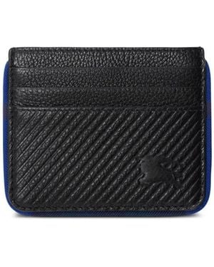 Burberry Portafoglio Con Ricamo - Nero