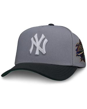 Mitchell & Ness New York Yankees A-Frame Snapback Hat - Blue
