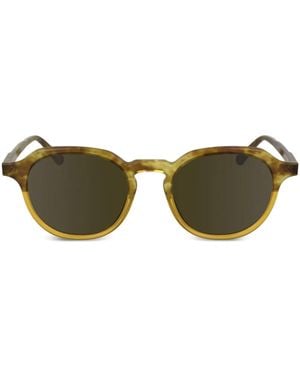 Calvin Klein Pantos-Frame Sunglasses - Brown