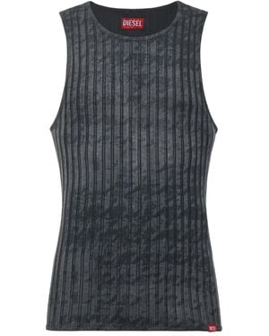 DIESEL Men's Sleeveless Knit Tシャツ DIESEL Men's Sleeveless Knit Tシャツ DIESEL Sleeveless t
