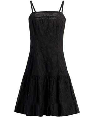 Marie Oliver Anita Embroidered Dress - Black